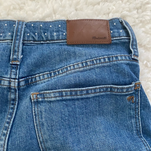 Madewell Slim Wide Leg Studded Jeans - Picture 4 of 4